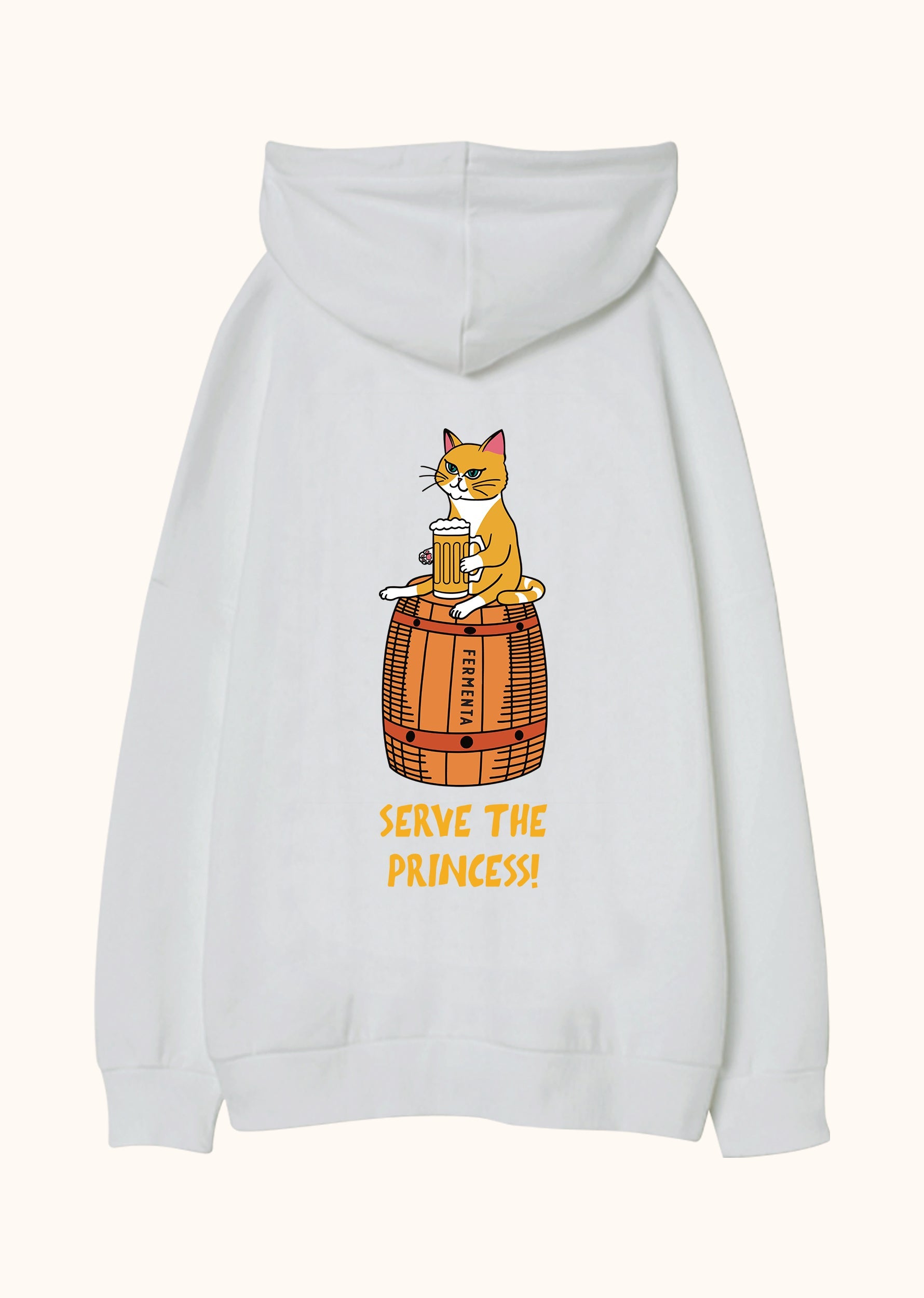 Serve the Princess, Oversize Unisex Kapüşonlu Sweatshirt