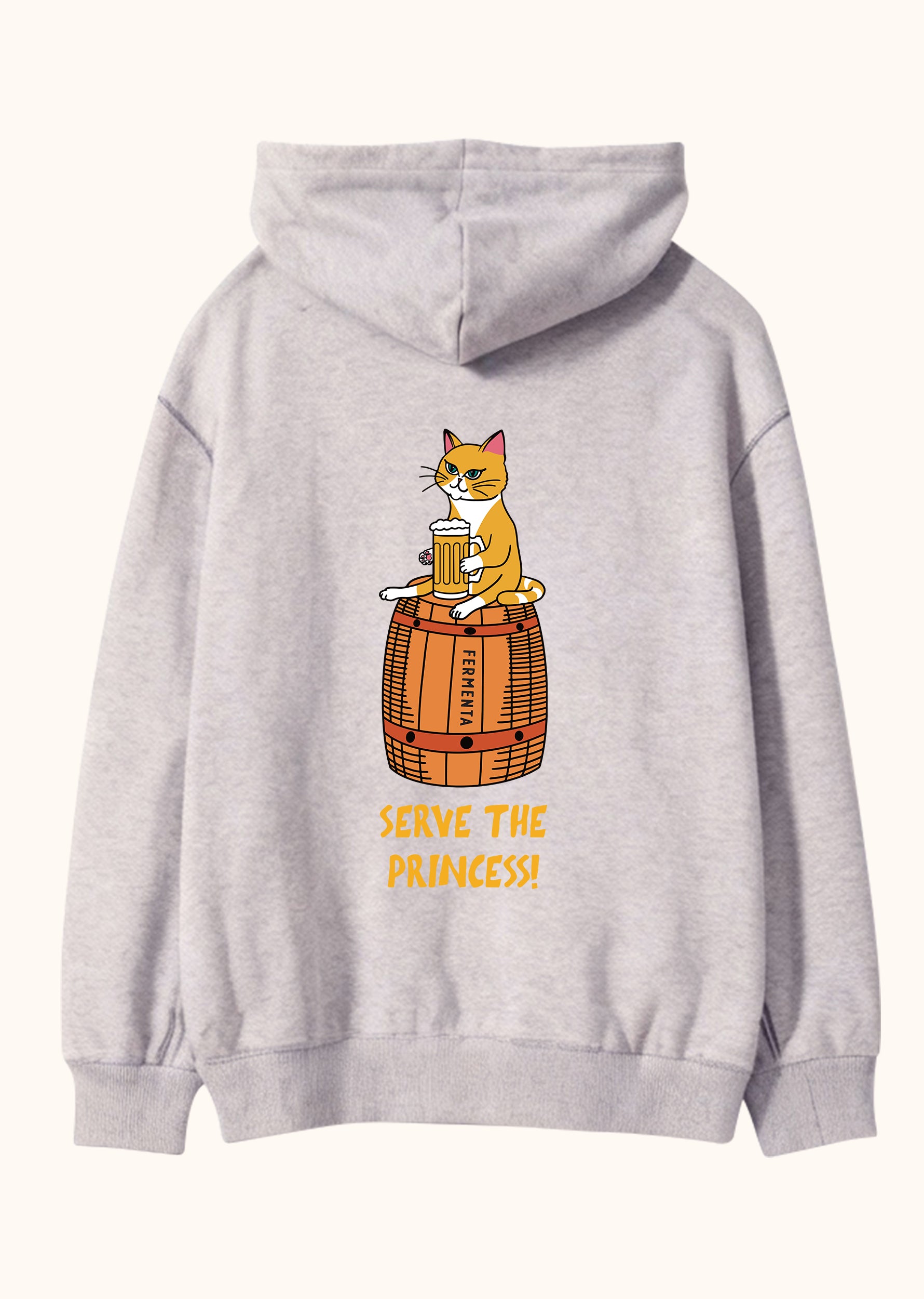 Serve the Princess, Oversize Unisex Kapüşonlu Sweatshirt