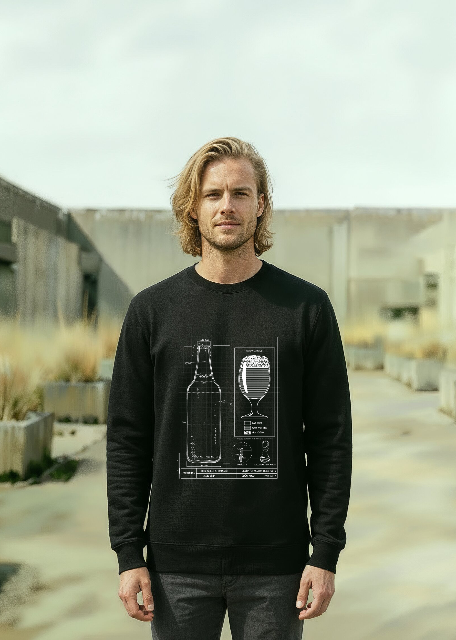 Teknik Bira Bardağı, Sweatshirt
