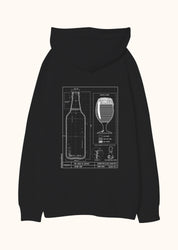 Teknik Bira Bardağı, Oversize Unisex Kapüşonlu Sweatshirt