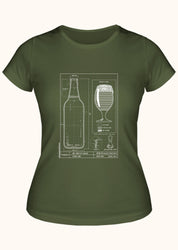 Teknik Bira Bardağı, Kadın Tişört