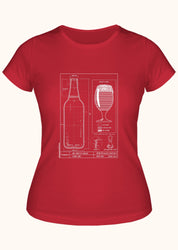 Teknik Bira Bardağı, Kadın Tişört