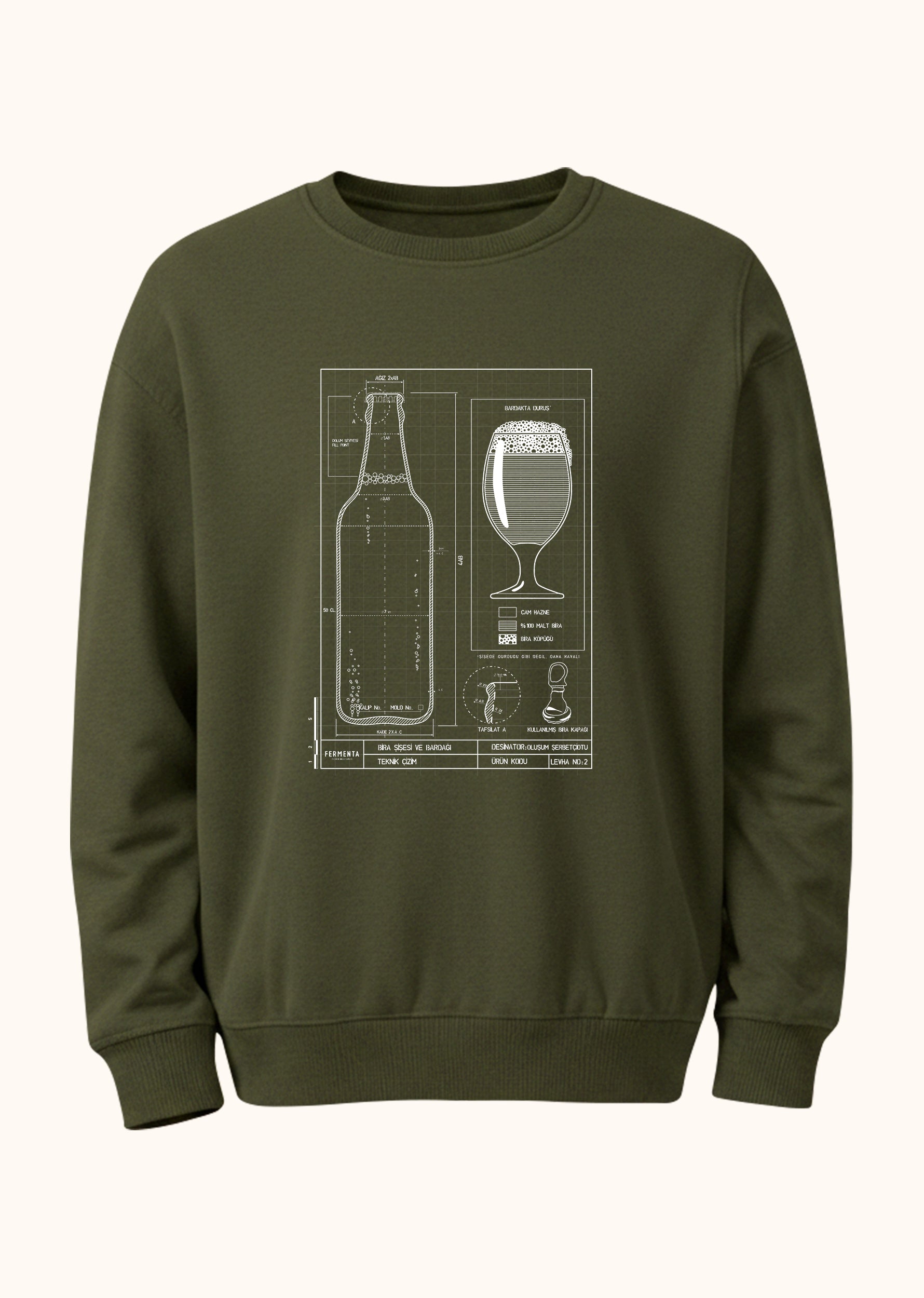 Teknik Bira Bardağı, Sweatshirt