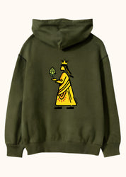 Tenedoslu Zelda, Oversize Unisex Kapüşonlu Sweatshirt