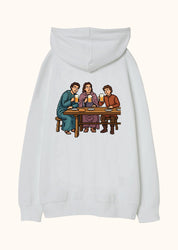 The Last Sip, Oversize Unisex Kapüşonlu Sweatshirt