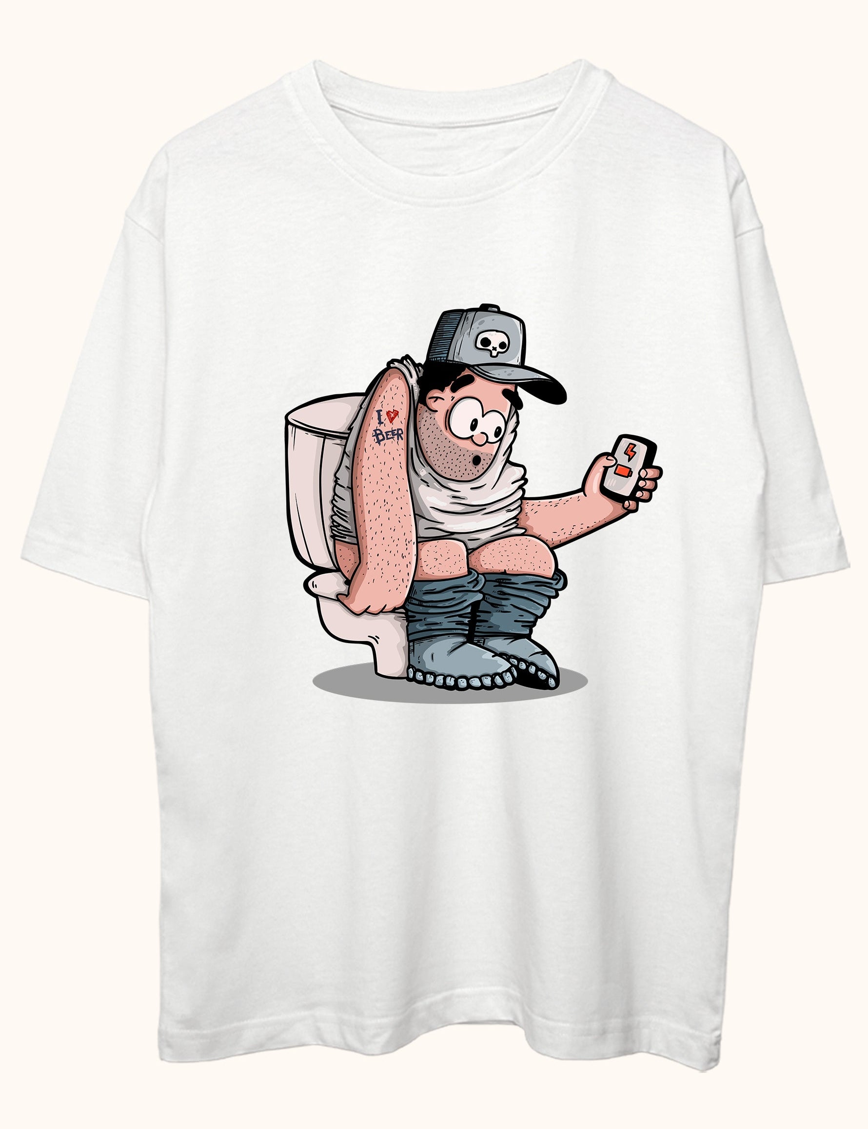  Düşünür, Oversize Tişört