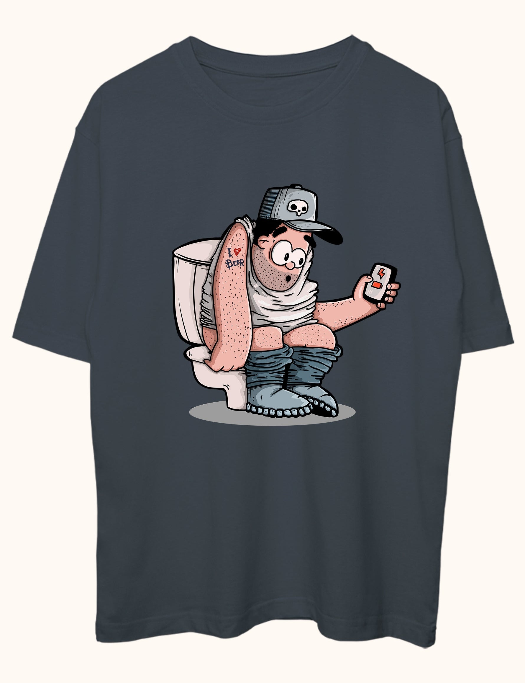  Düşünür, Oversize Tişört