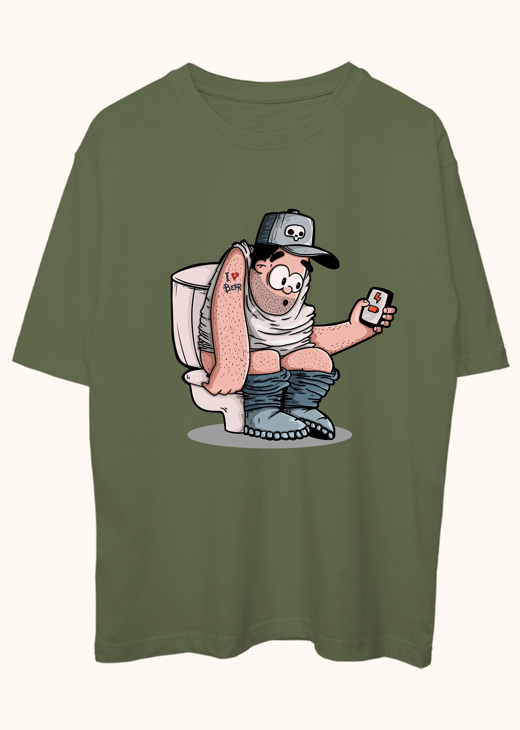The Thinker/ Düşünür, Oversize Tişört