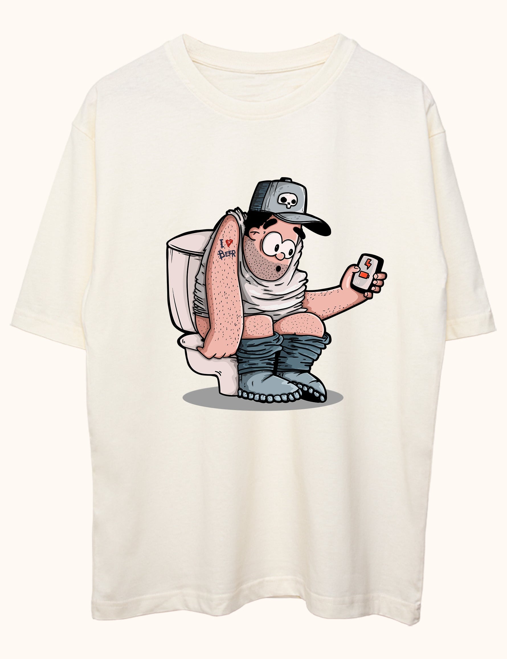  Düşünür, Oversize Tişört