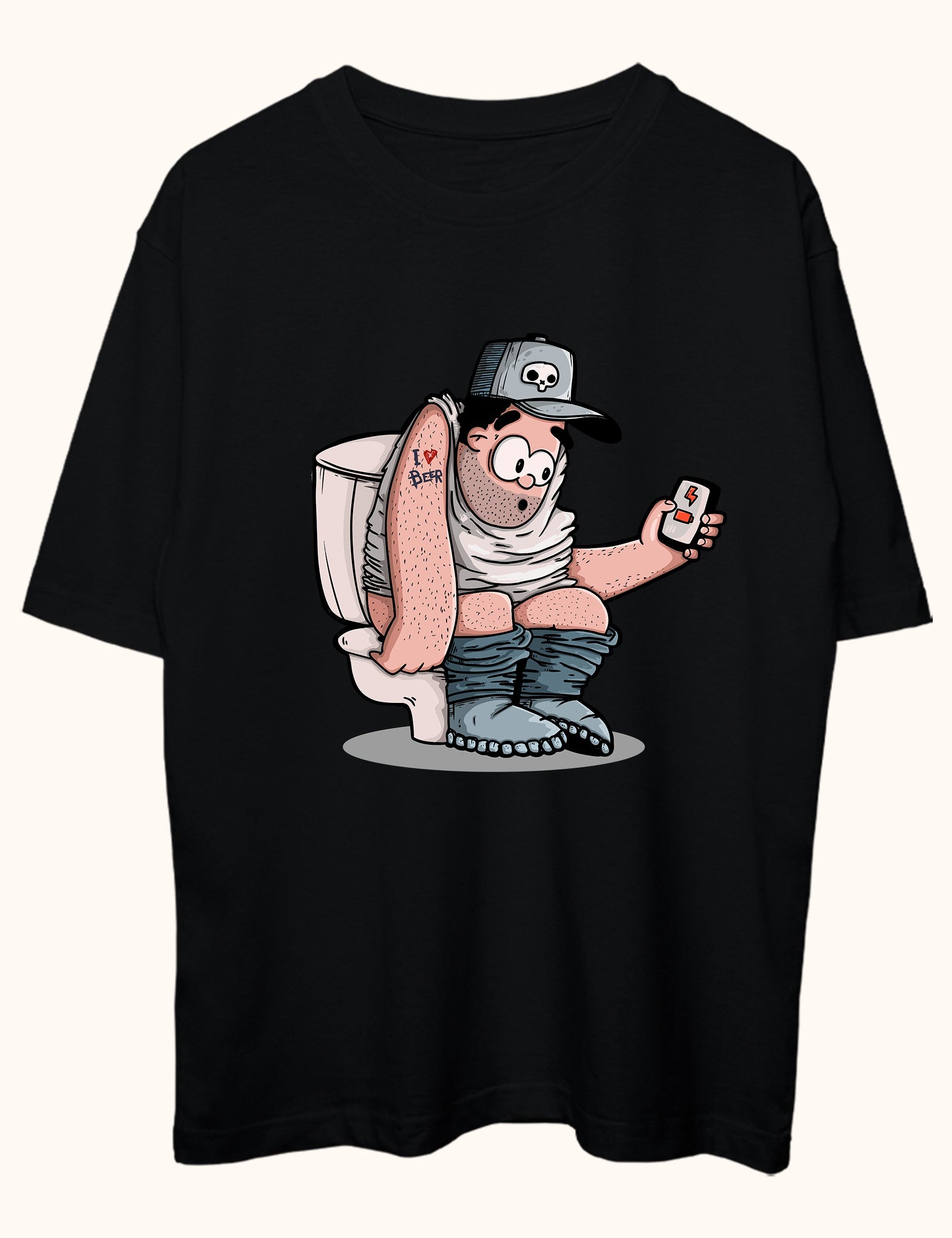  Düşünür, Oversize Tişört