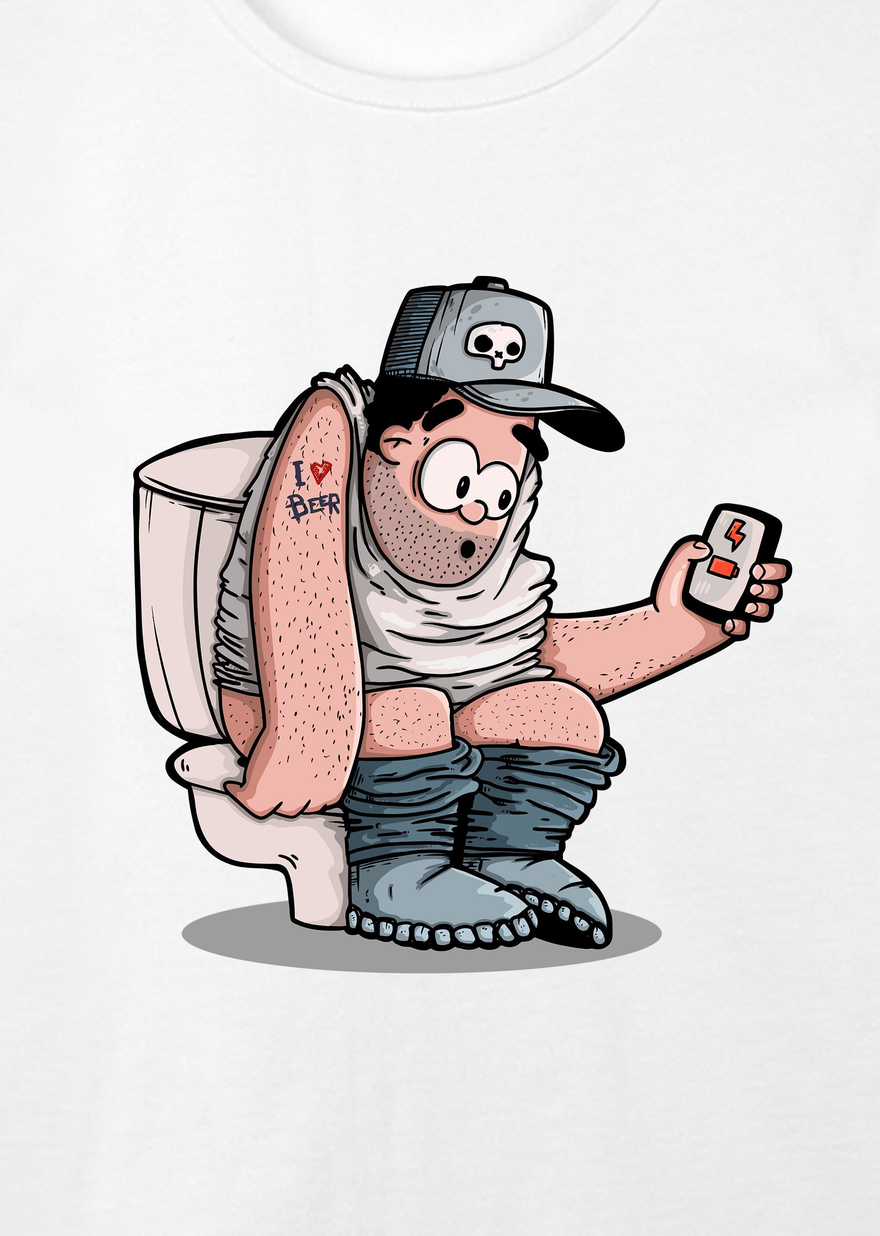 The Thinker/ Düşünür, Geniş Yaka Tişört