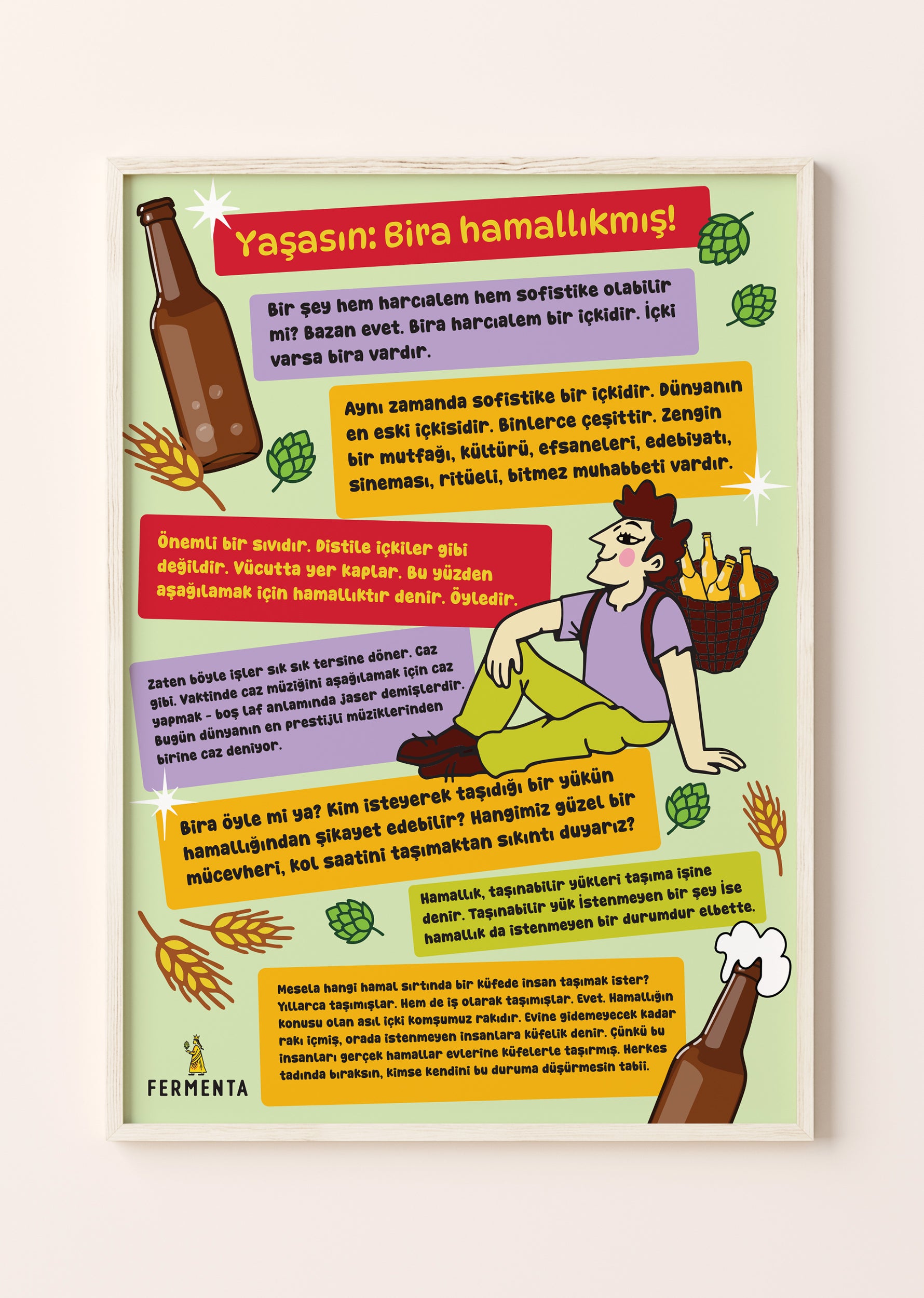 Yaşasın, bira hamallıkmış!, Poster
