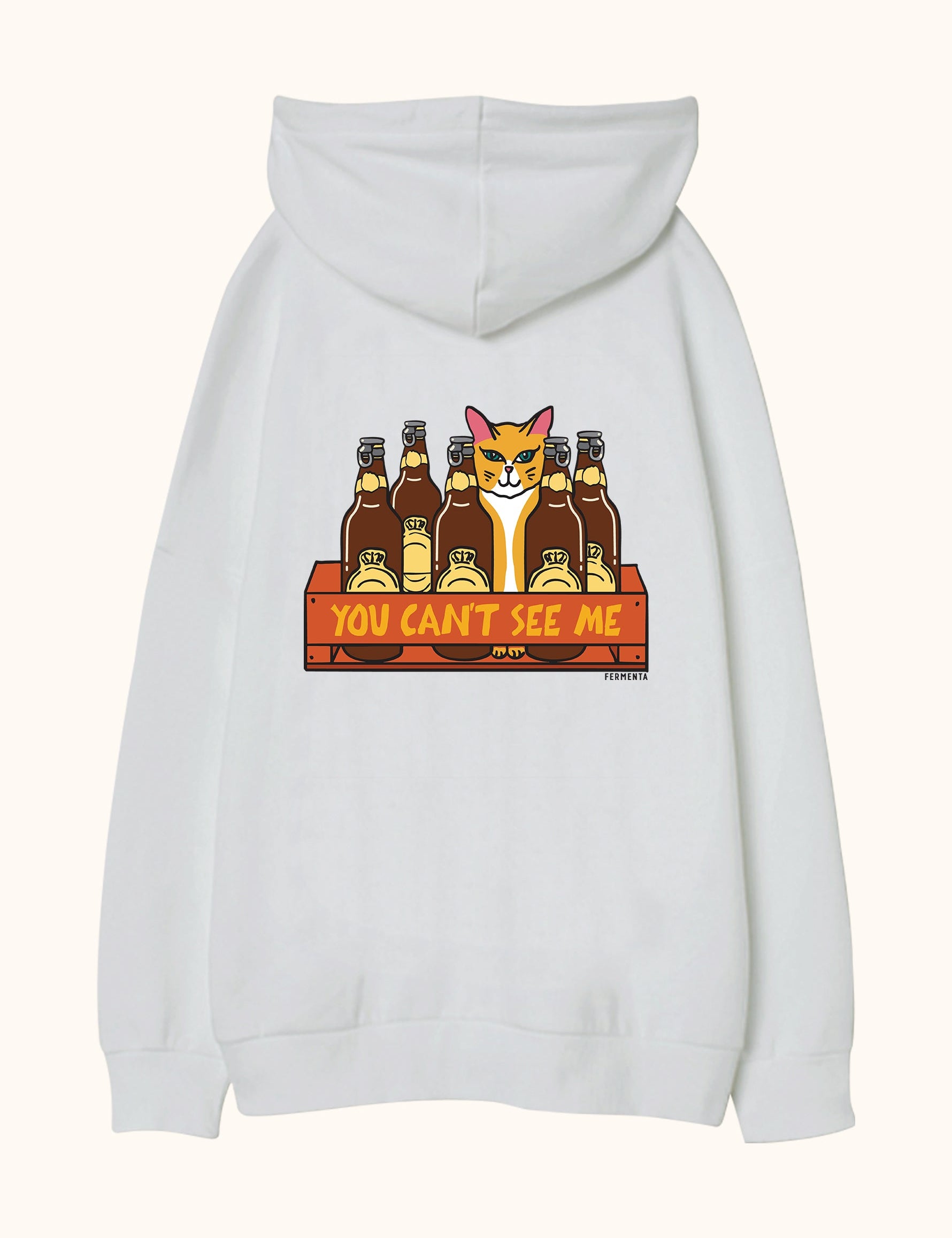 You Can’t See Me, Oversize Unisex Kapüşonlu Sweatshirt