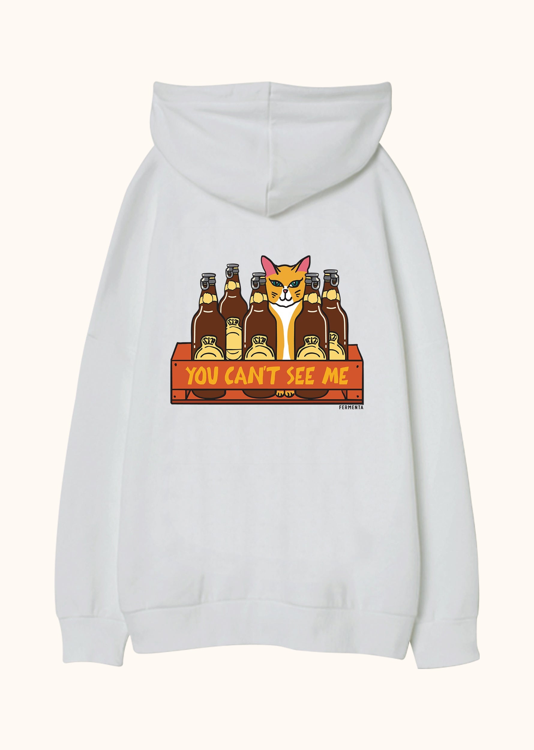 You Can’t See Me, Oversize Unisex Kapüşonlu Sweatshirt