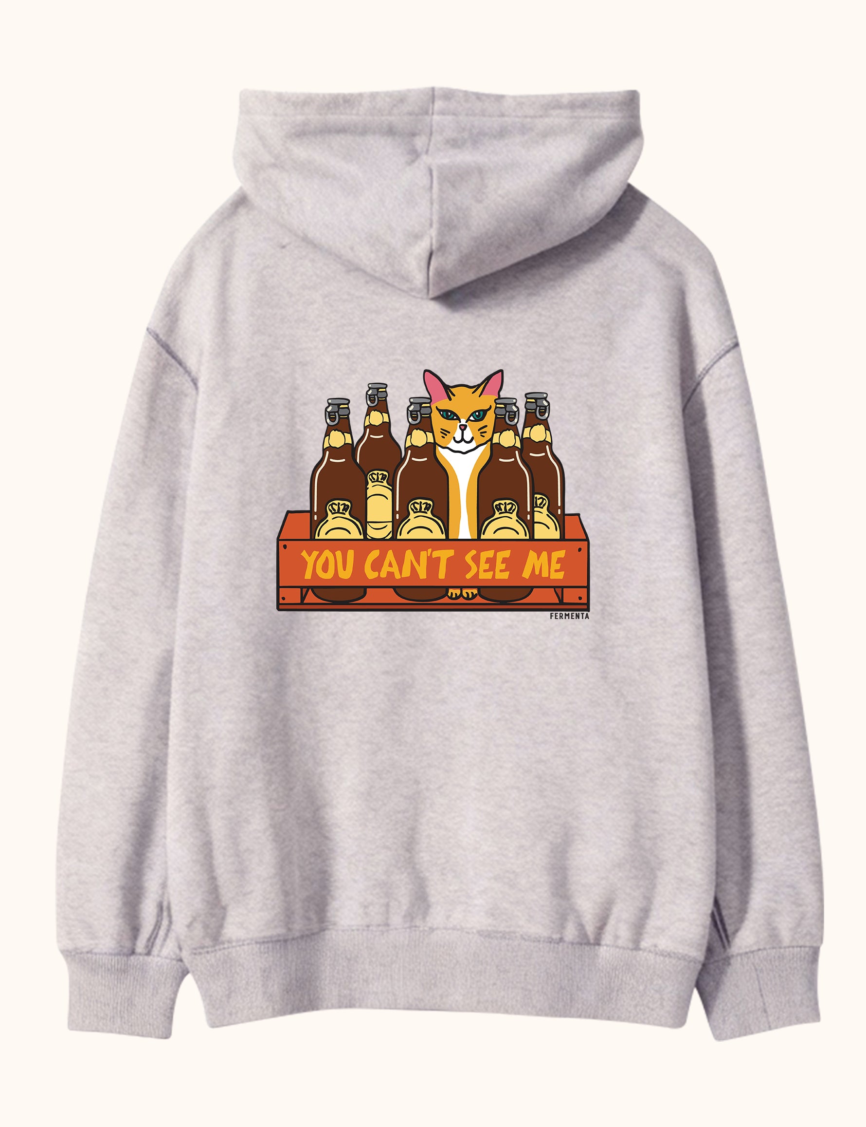 You Can’t See Me, Oversize Unisex Kapüşonlu Sweatshirt