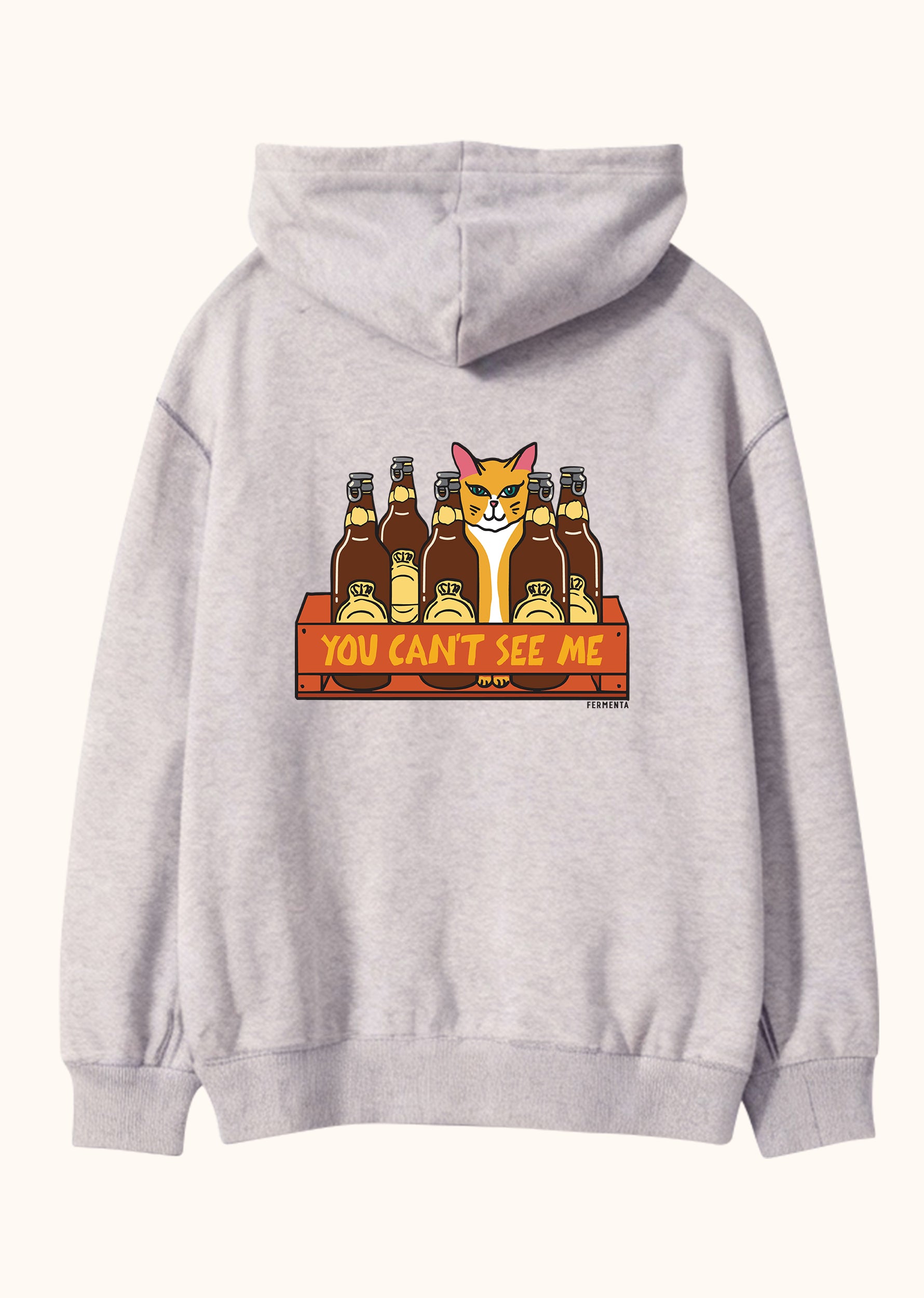 You Can’t See Me, Oversize Unisex Kapüşonlu Sweatshirt