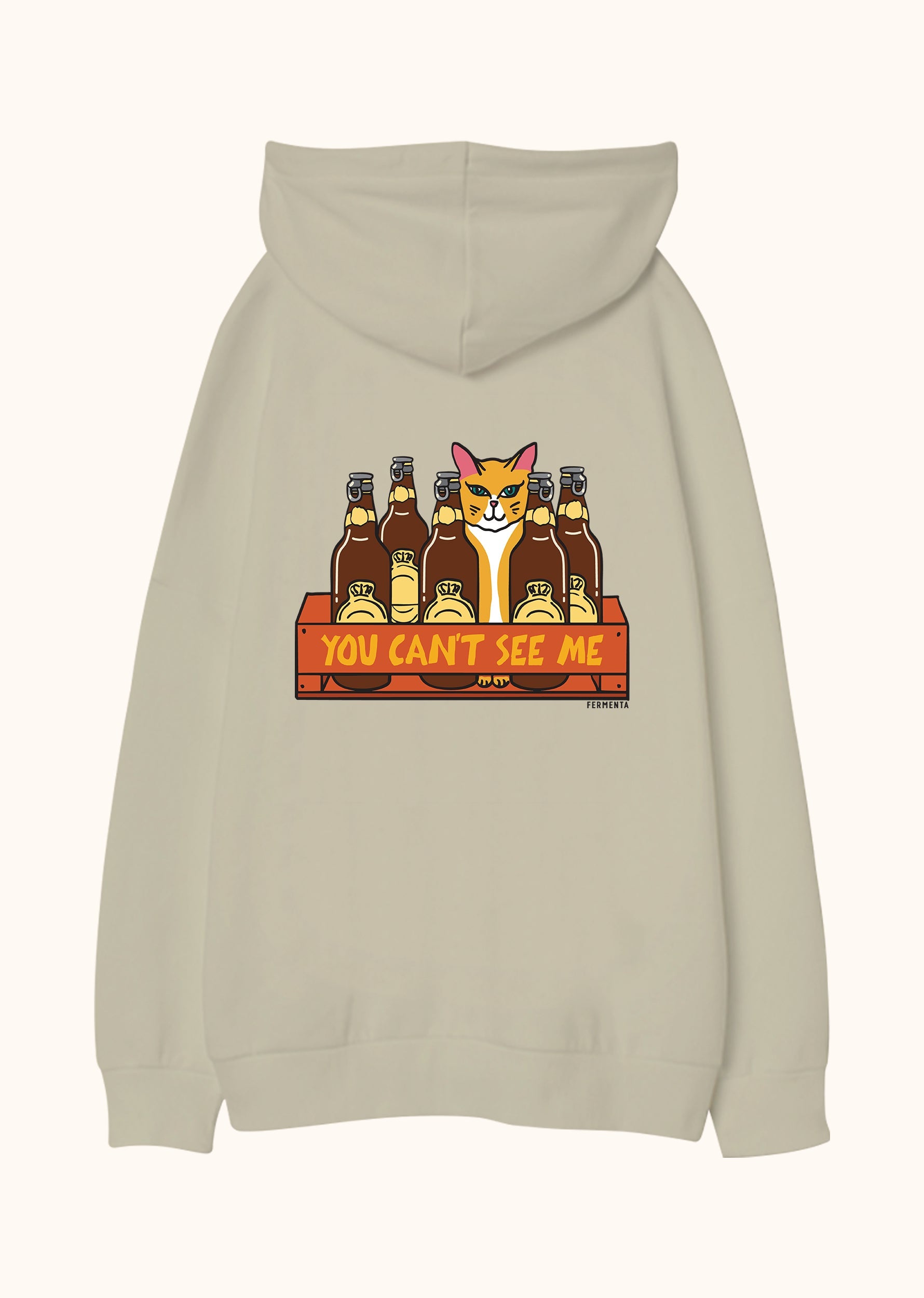 You Can’t See Me, Oversize Unisex Kapüşonlu Sweatshirt