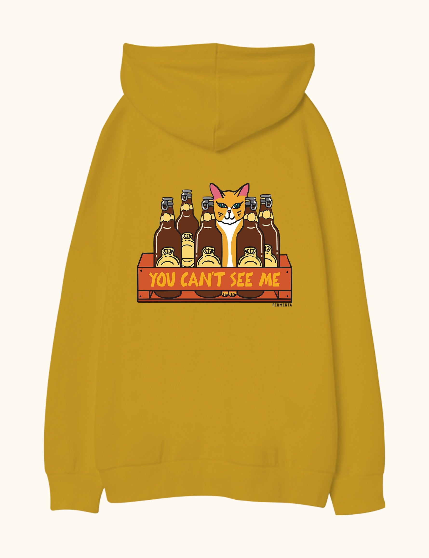 You Can’t See Me, Oversize Unisex Kapüşonlu Sweatshirt