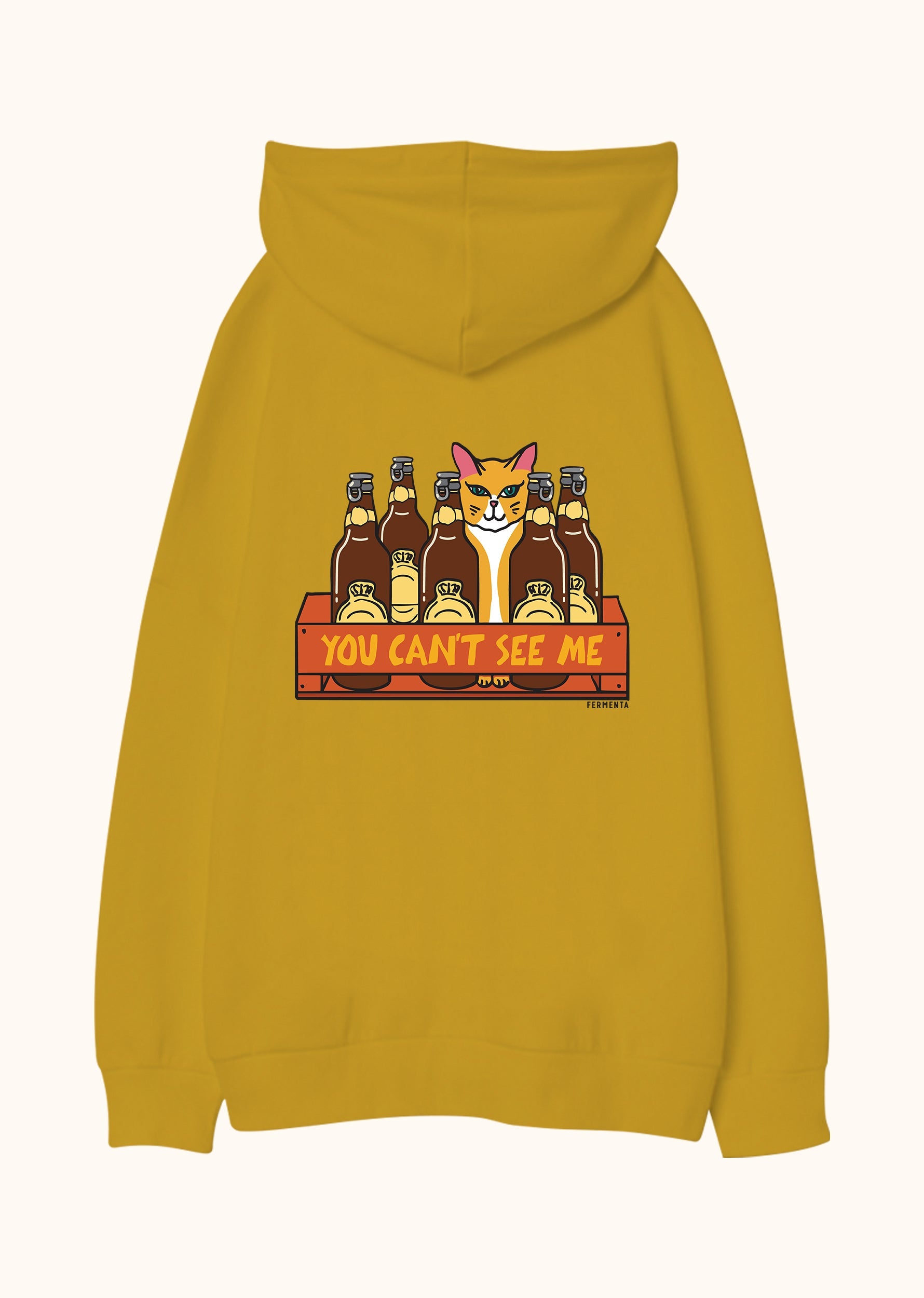 You Can’t See Me, Oversize Unisex Kapüşonlu Sweatshirt